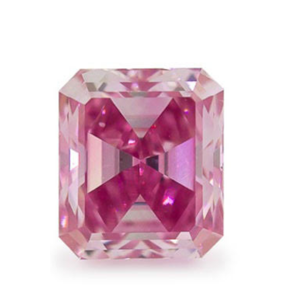 0.32 SI1 Fancy Vivid Purplish Pink Emerald